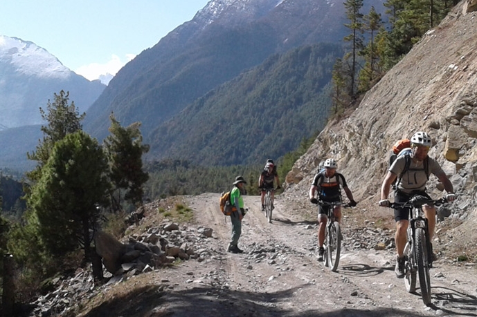 Mountain Biking In Annapurna Circuit