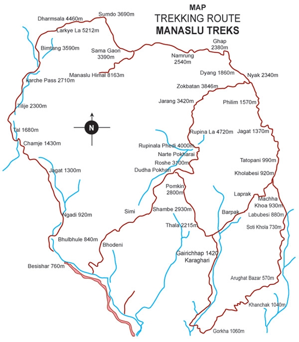 Tsum valley Manaslu Combine Trek